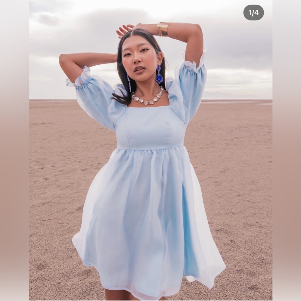Jessakae XXS Puff Sleeve, Gem Dress! New!